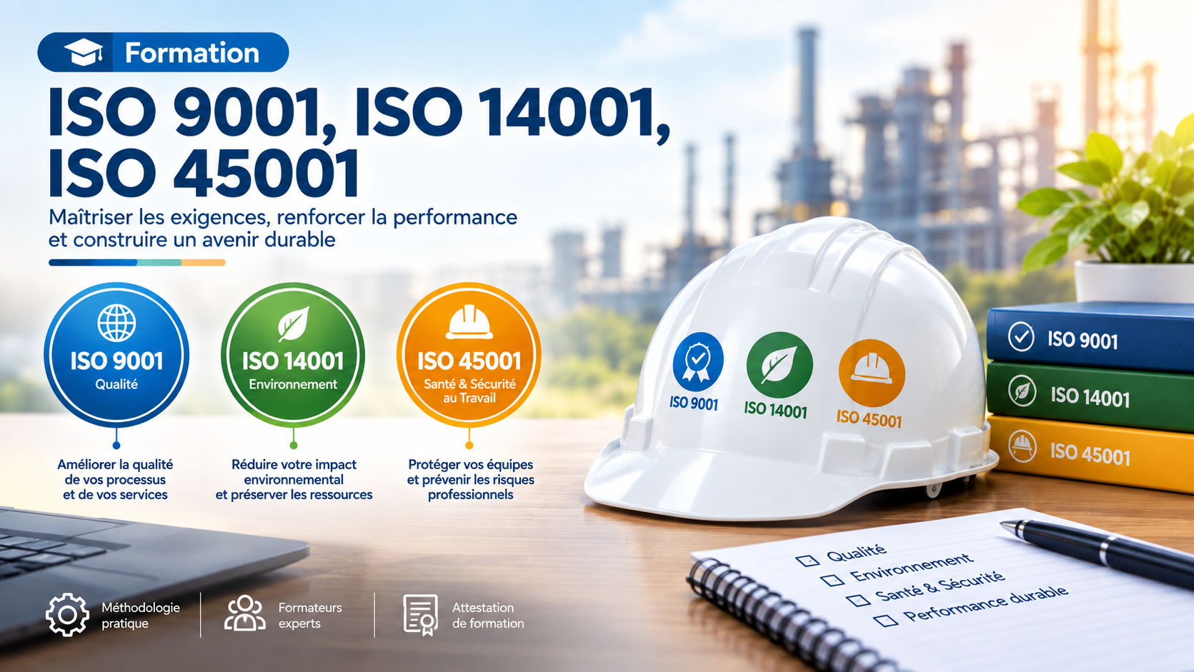 Formation ISO 9001, ISO 14001, ISO 45001
