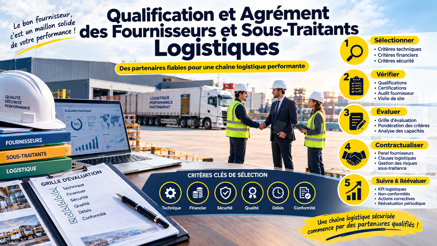Qualification et Agrément des Fournisseurs et Sous-Traitants Logistiques