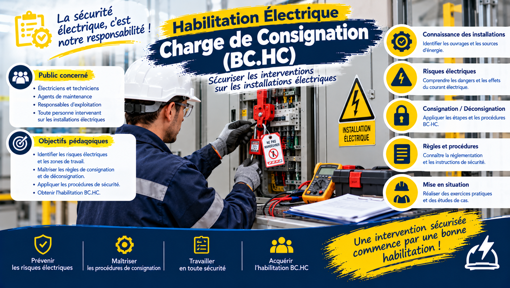 Habilitation Electrique (Charge De Consignation BC.HC)