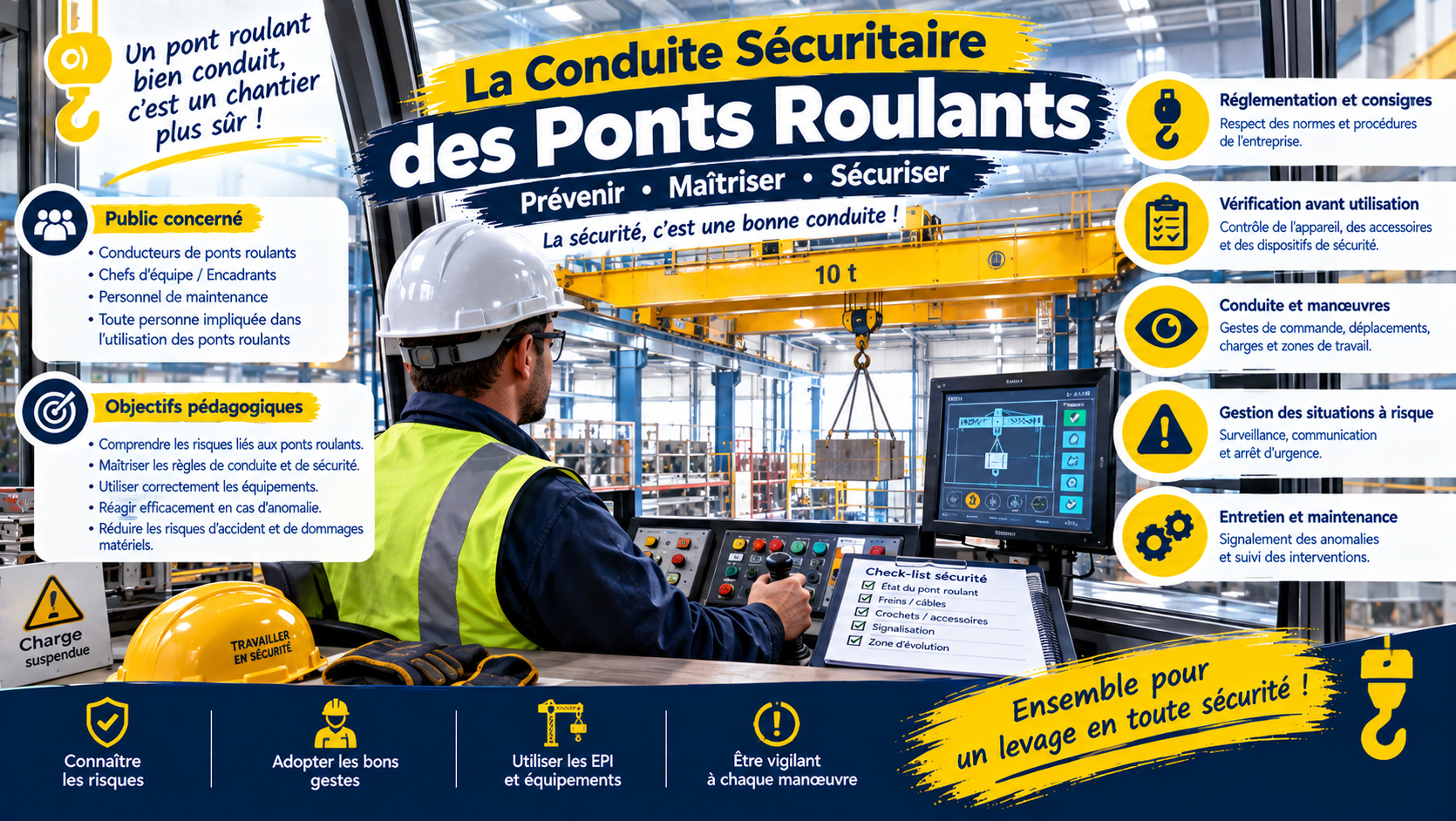 La Conduite Sécuritaire des Ponts Roulants