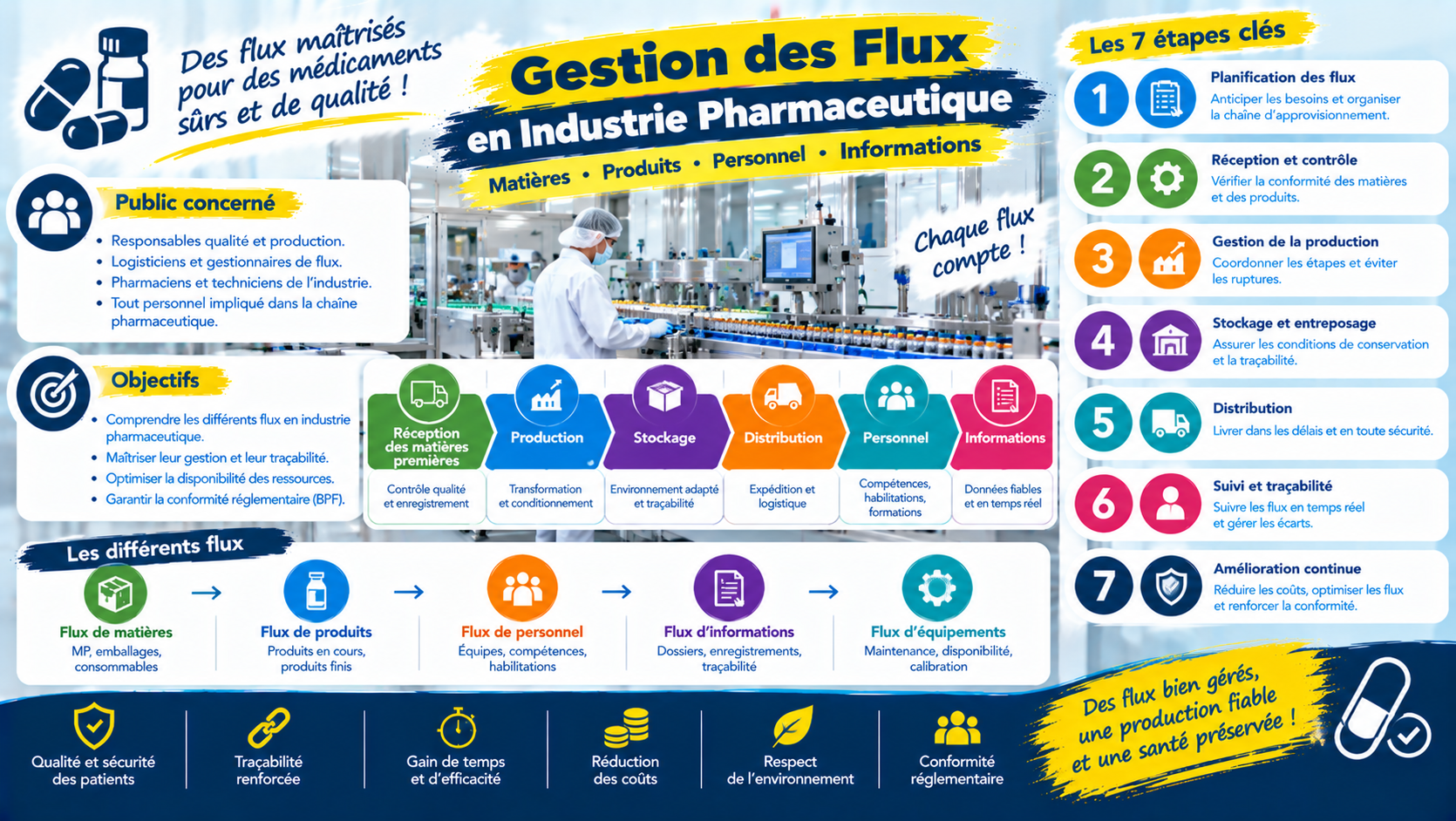 Gestion des Flux en Industrie Pharmaceutique